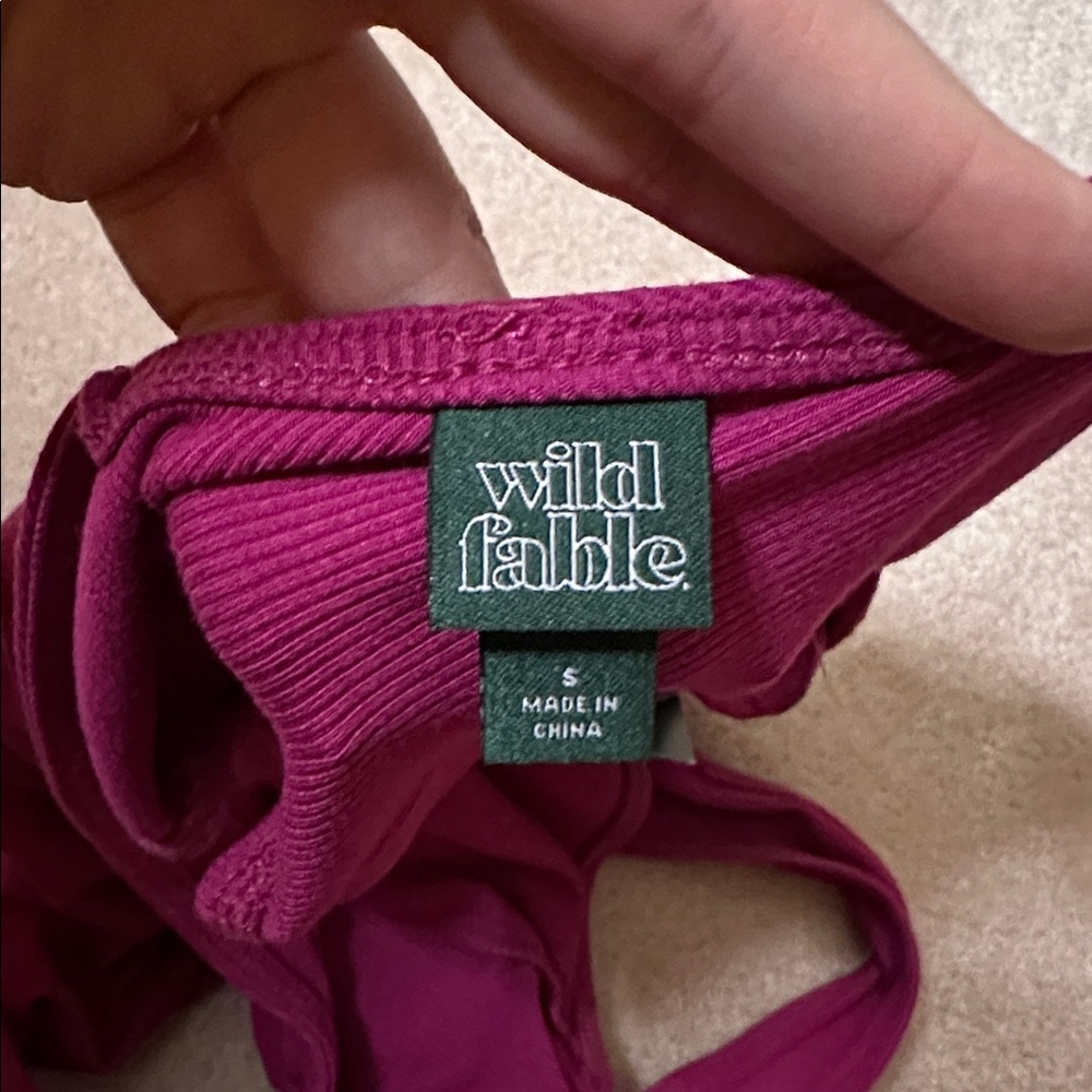 Target Wild Fable Plum Purple Magenta Bodysuit NWT - Picture 6 of 7